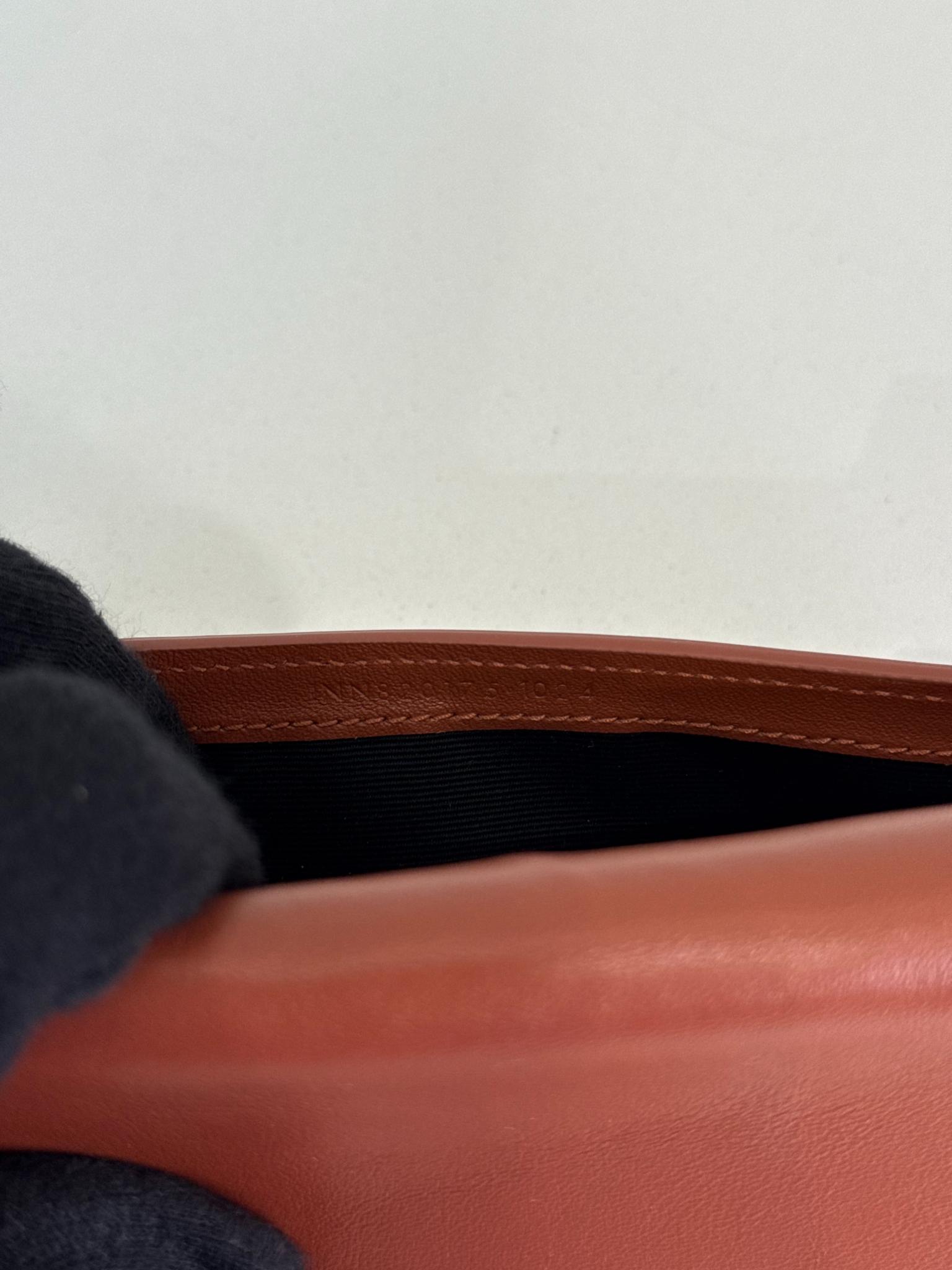 Saint Laurent Vernice Diamond Calfskin Monogram Phone Holder Crossbody Bag