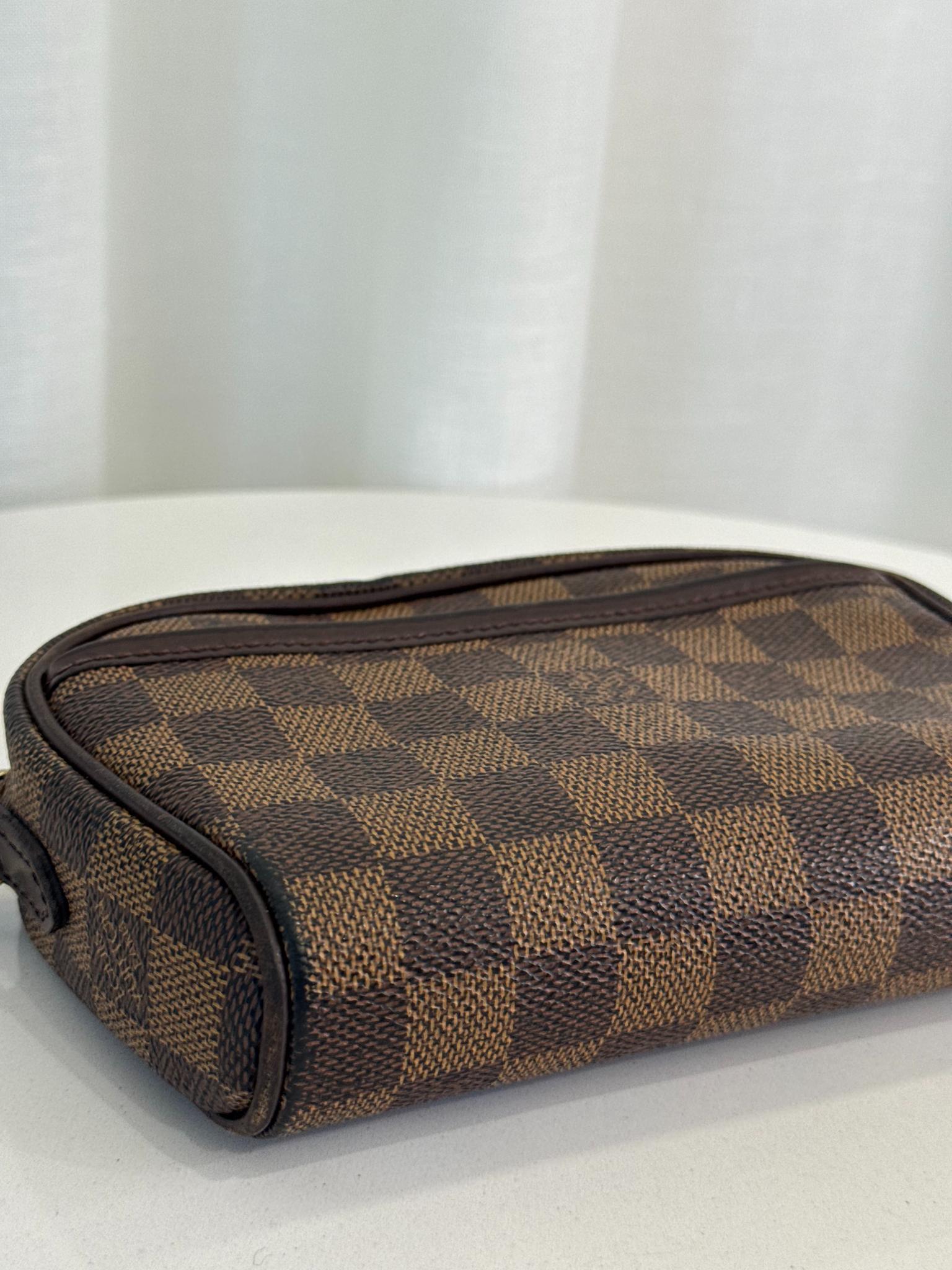 Louis Vuitton Ipanema Pouch Damier Ebene Canvas