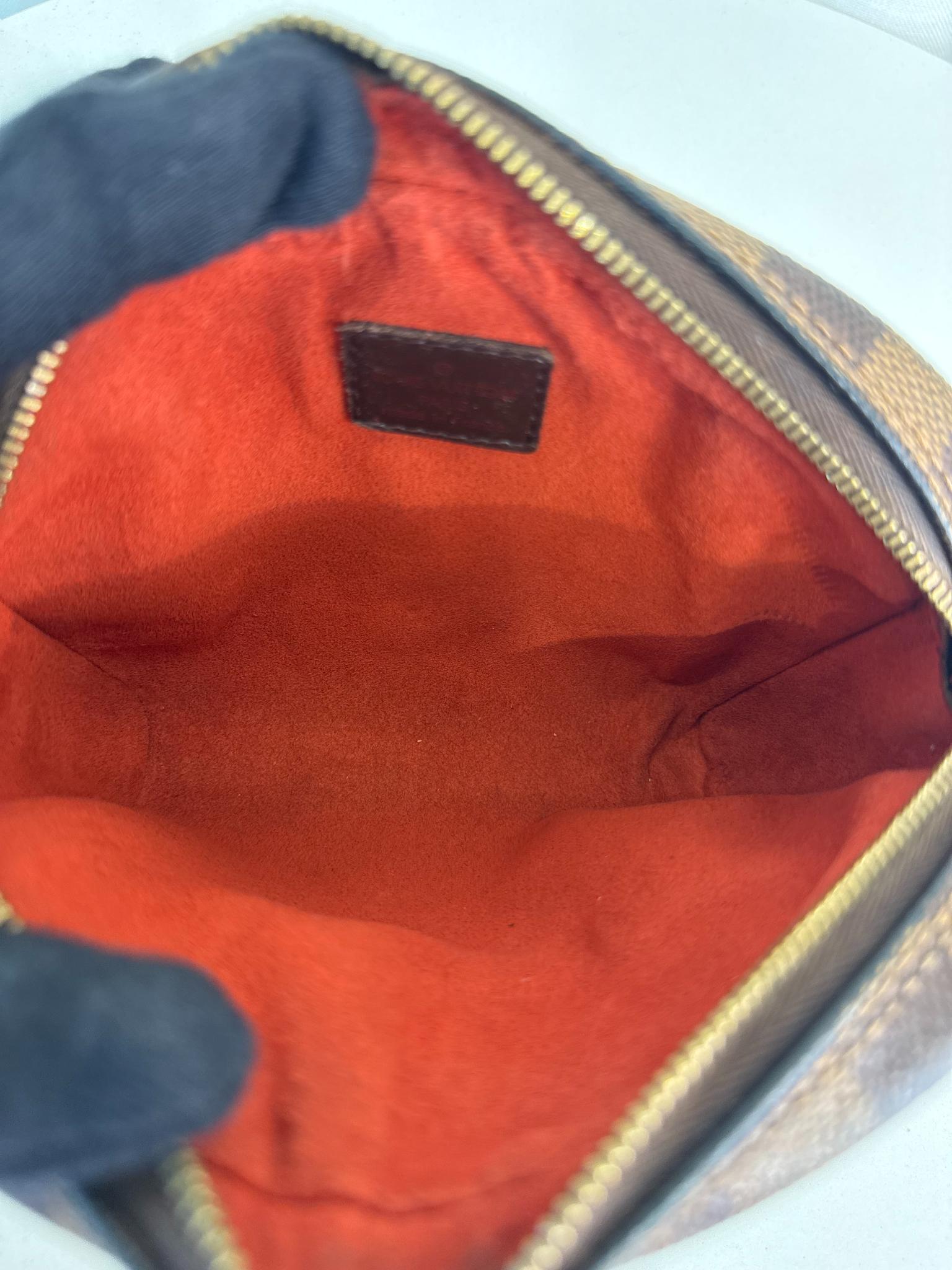 Louis Vuitton Ipanema Pouch Damier Ebene Canvas
