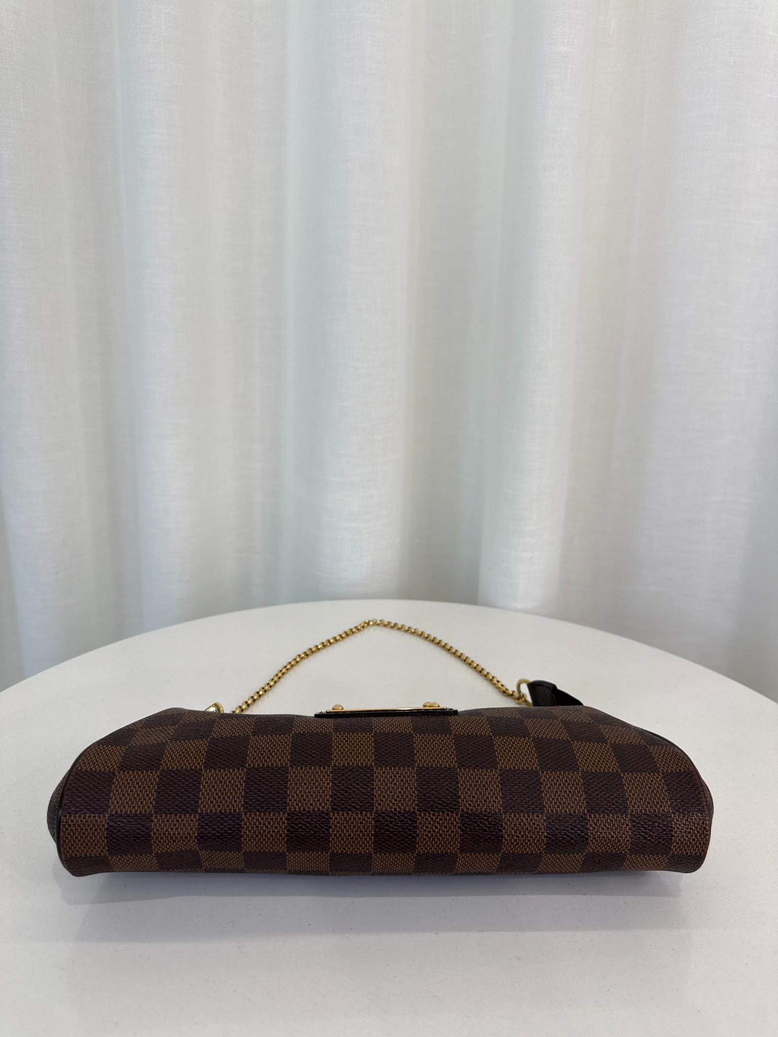 Louis Vuitton Damier Ebene Canvas Eva Pochette