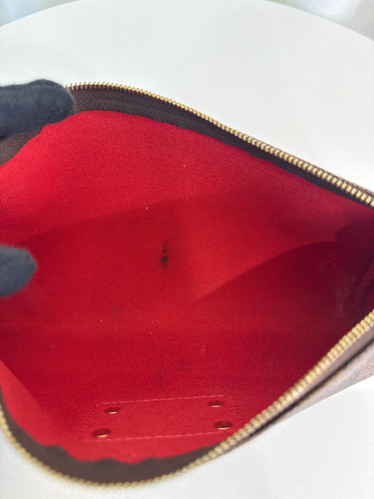 Louis Vuitton Damier Ebene Canvas Eva Pochette
