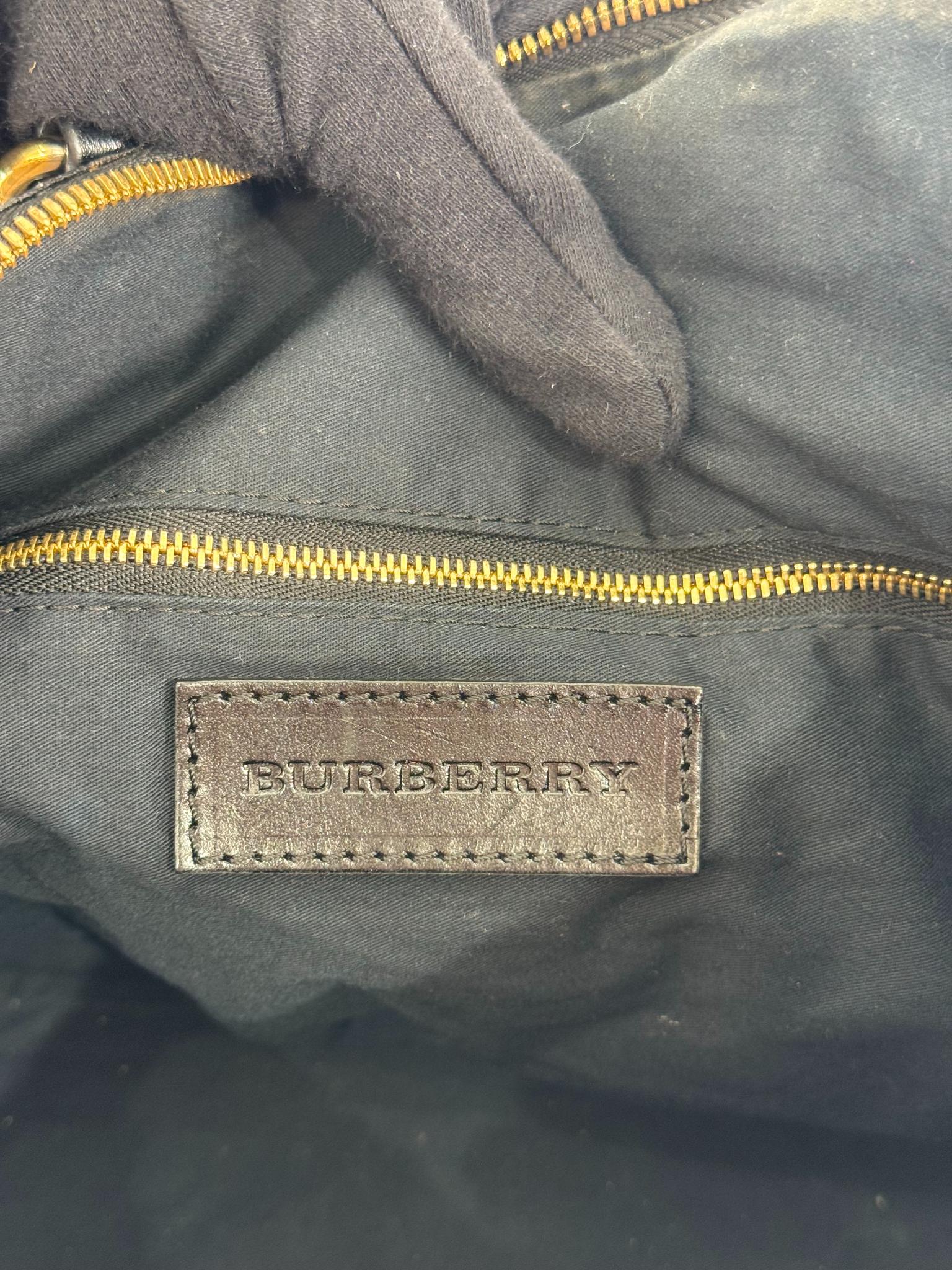 Burberry Haymarket Check Coated Canvas Salisbury Tote Bag