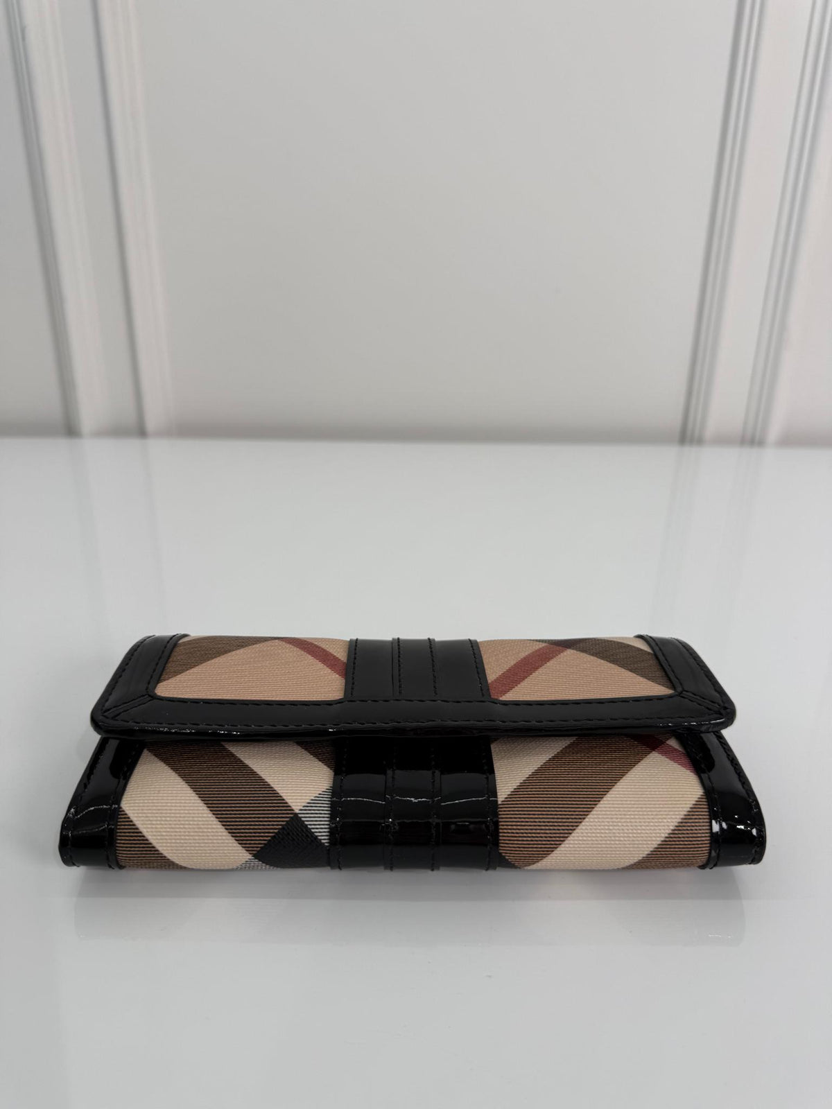 Burberry Nova Check Coated Canvas Continental Wallet