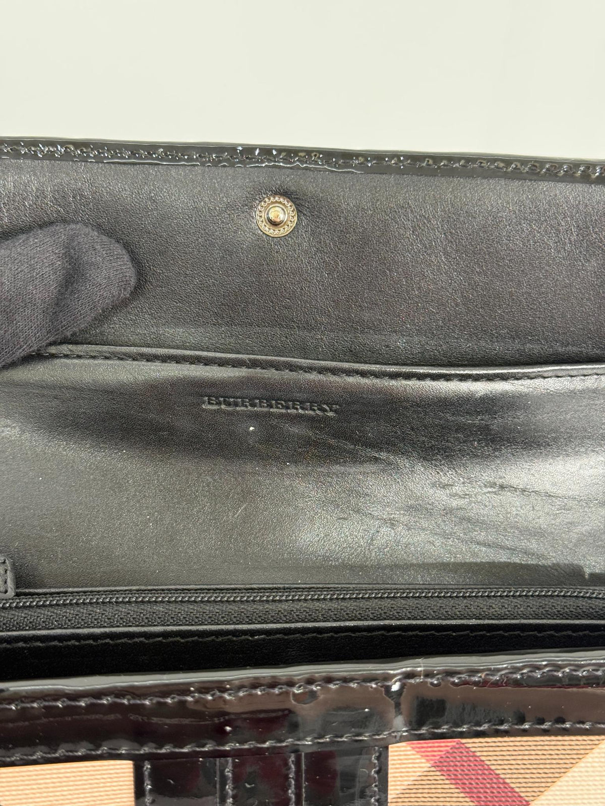 Burberry Nova Check Coated Canvas Continental Wallet