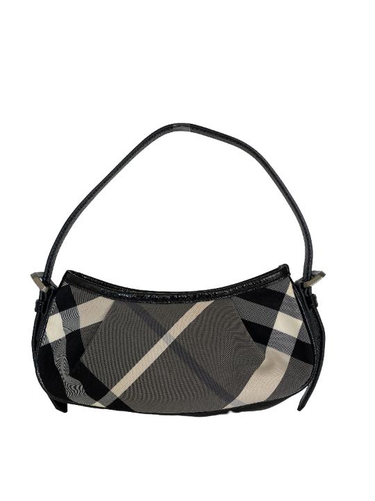 Burberry Black Supernova Check Canvas Grey Pochette