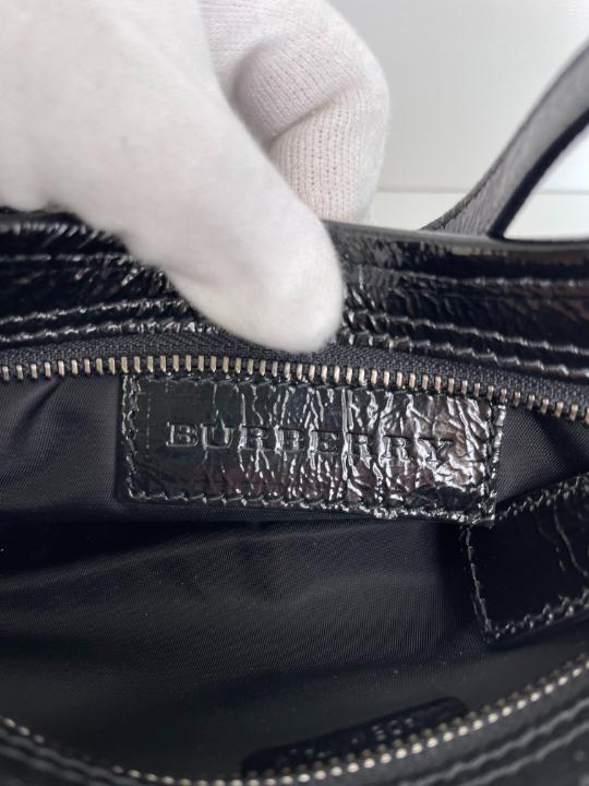 Burberry Black Supernova Check Canvas Grey Pochette