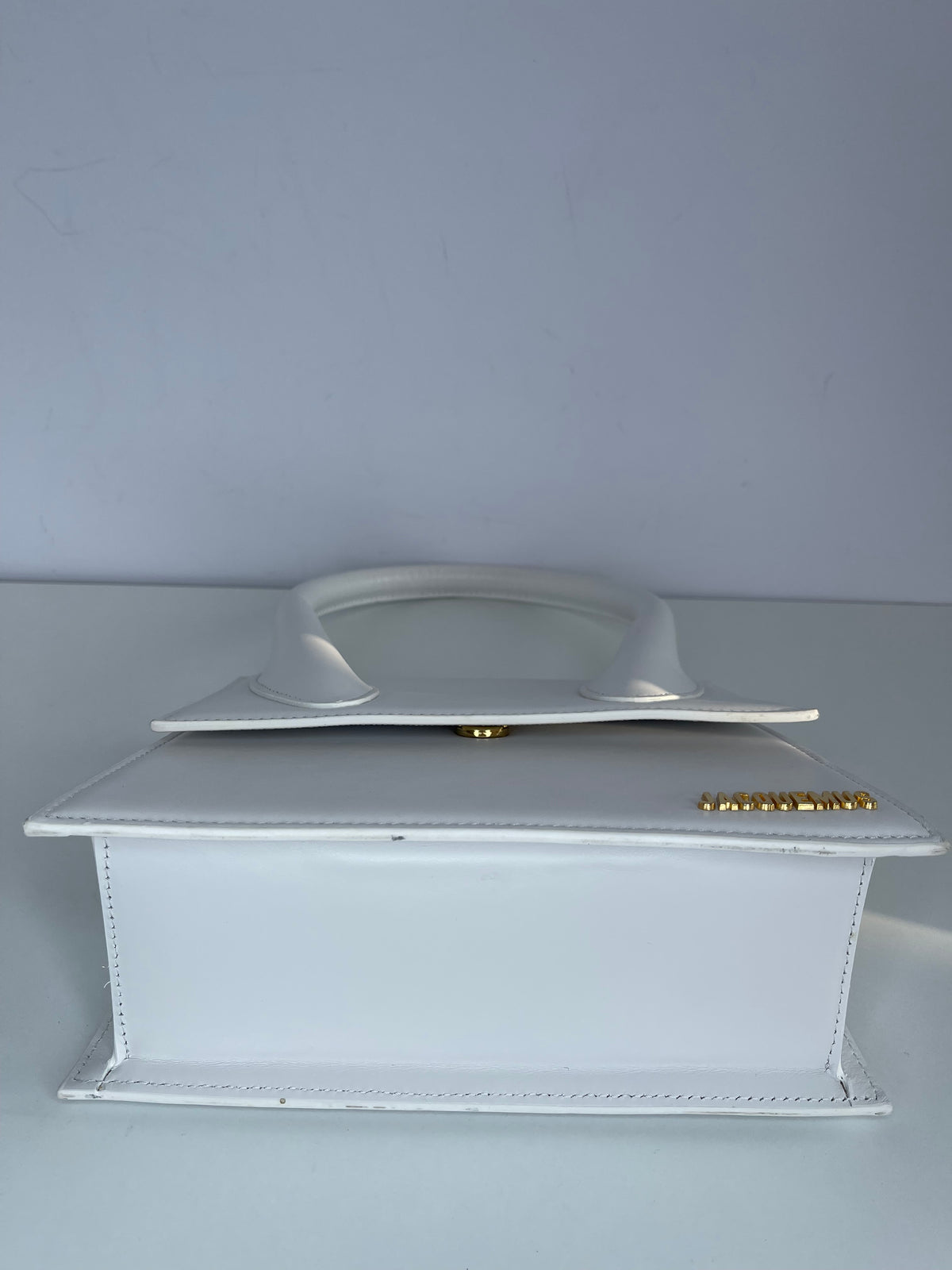 Jacquemus Le Grand Chiquito White Leather Bag