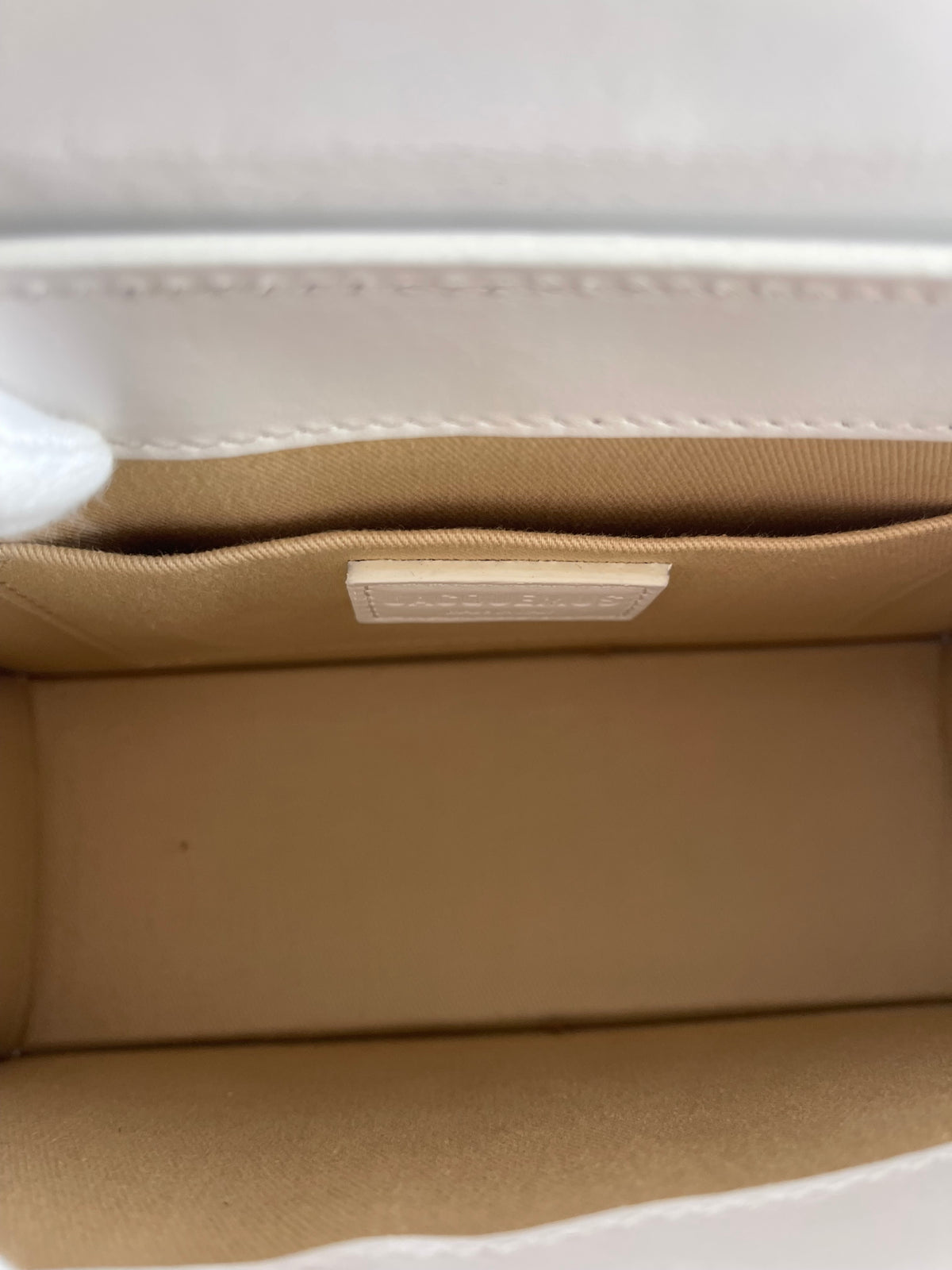 Jacquemus Le Grand Chiquito White Leather Bag