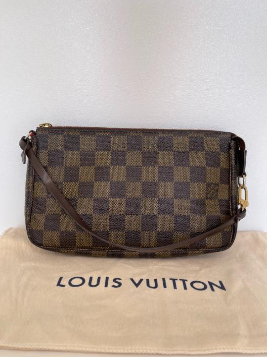 Louis Vuitton Pochette Accessoires Damier Ebene Canvas