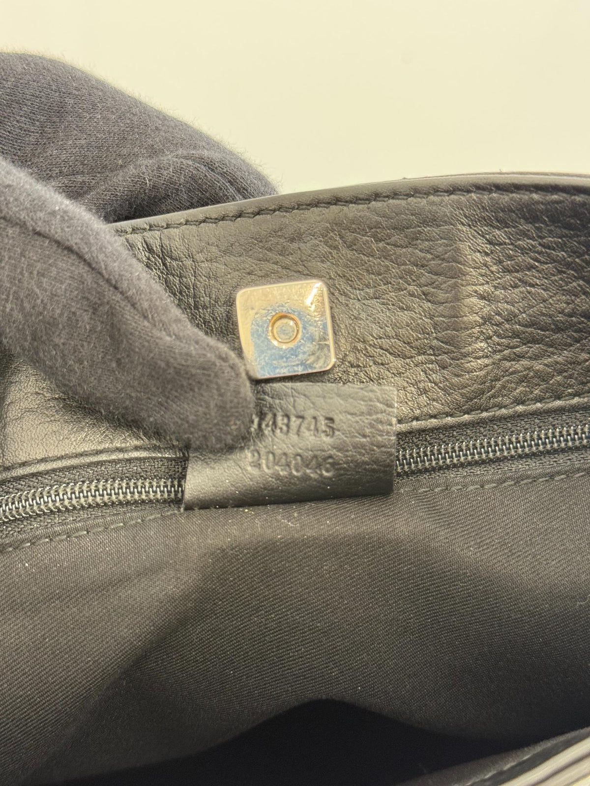 Gucci Black GG Canvas Shoulder Bag
