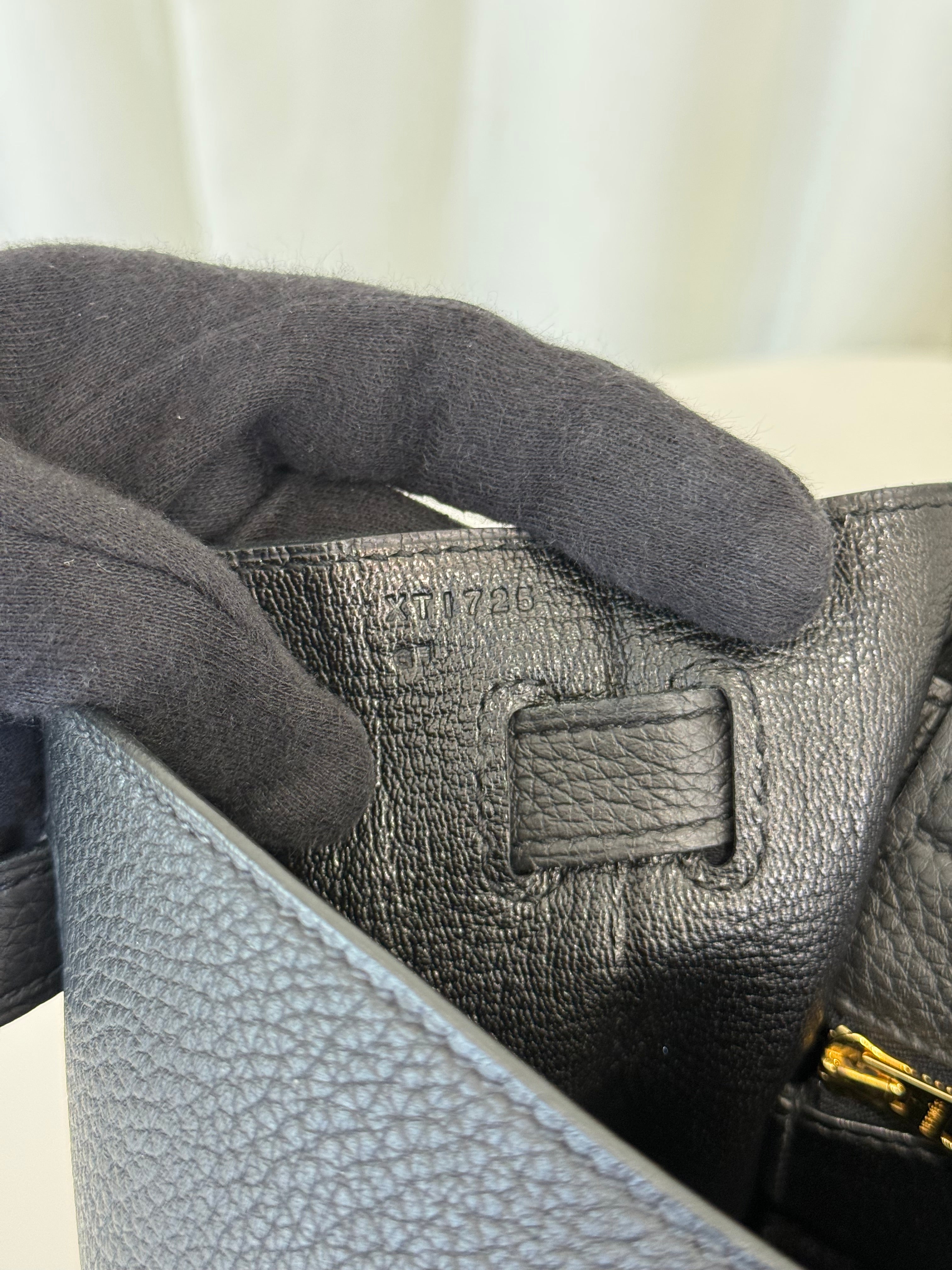 Hermès Kelly 35 Black Togo Retourne GHW