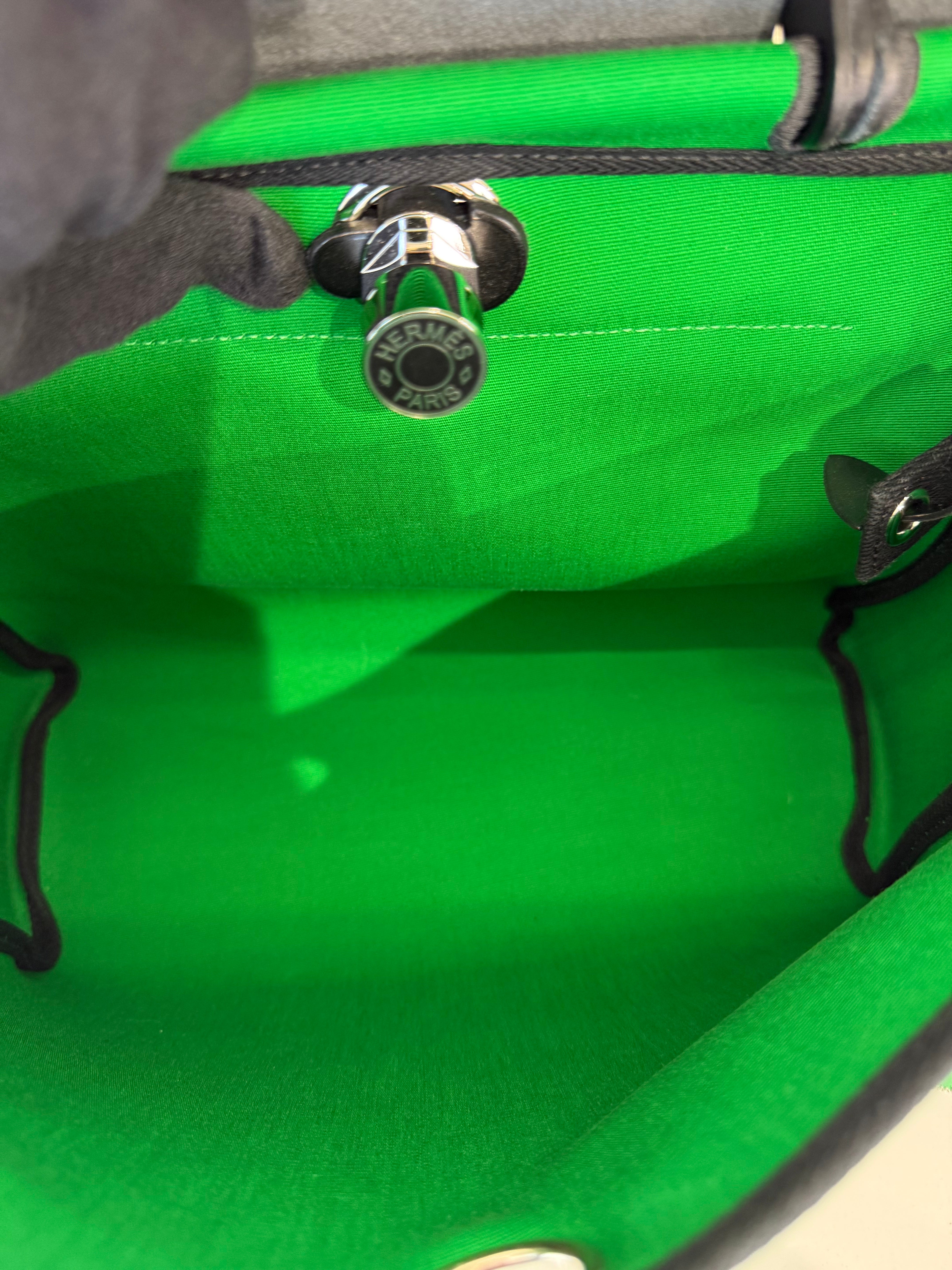 Hermès Herbag Zip 31 Laque Bag Green Palladium Hardware