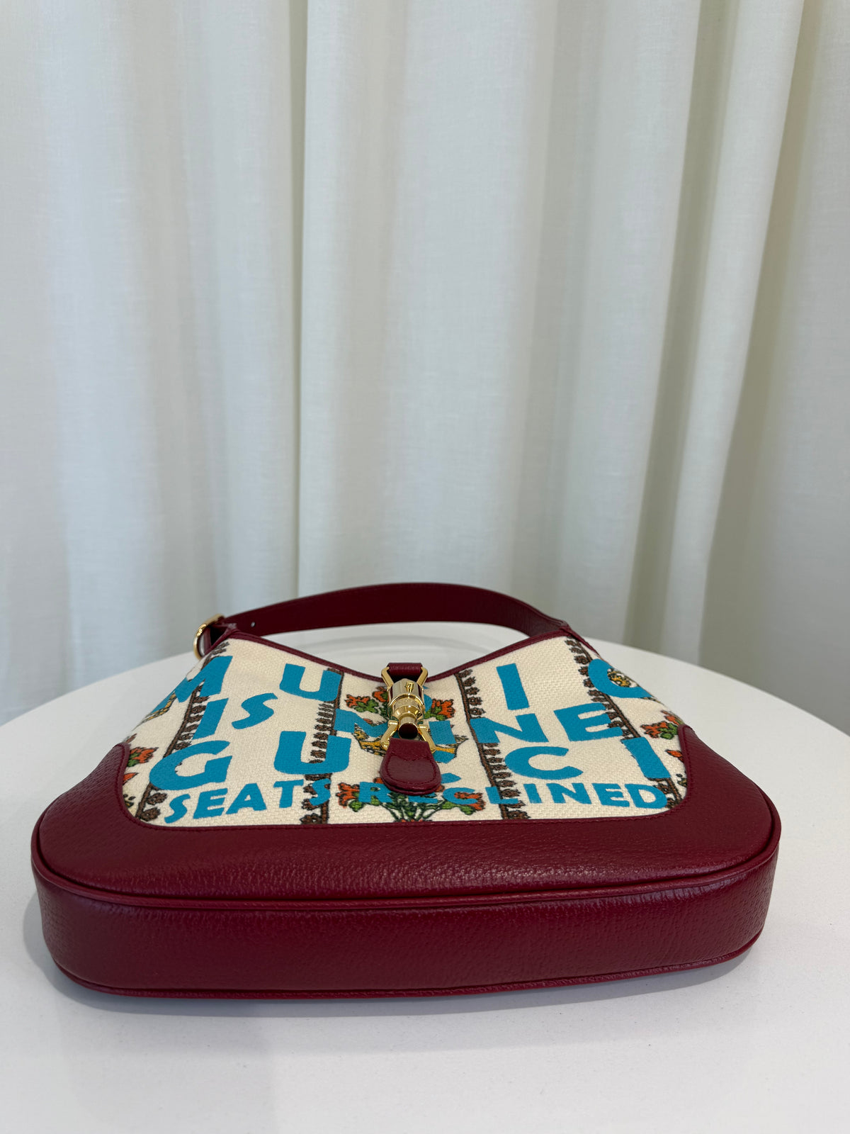 Gucci Small Jackie 1961 Centennial 100 Year Special Edition Burgundy Leather