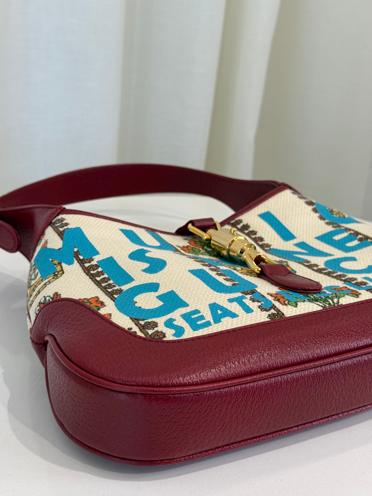 Gucci Small Jackie 1961 Centennial 100 Year Special Edition Burgundy Leather
