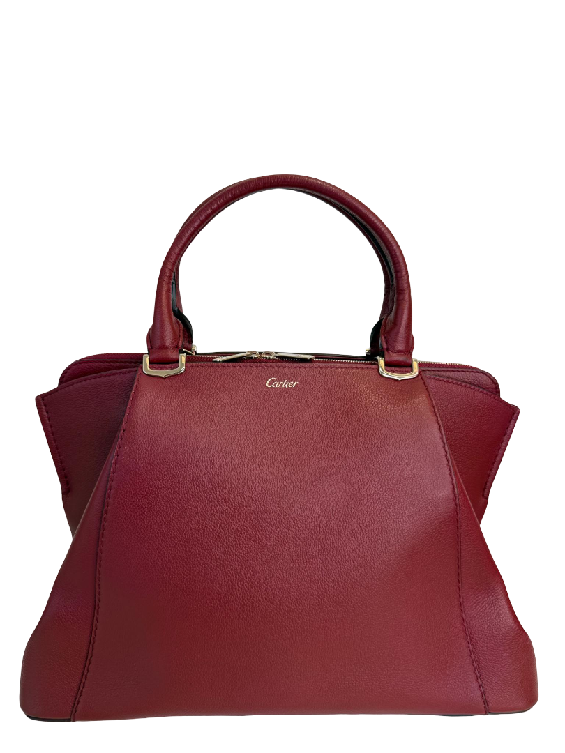 Cartier Red Taurillon Leather C de Cartier Bag