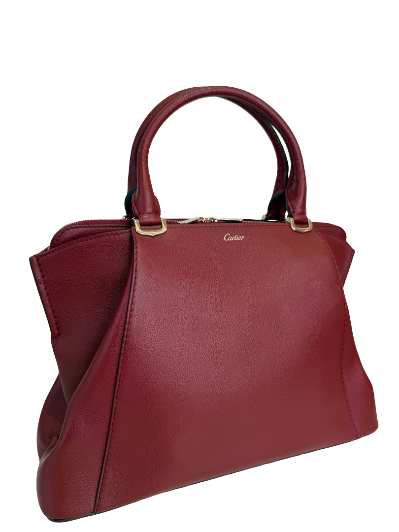 Cartier Red Taurillon Leather C de Cartier Bag