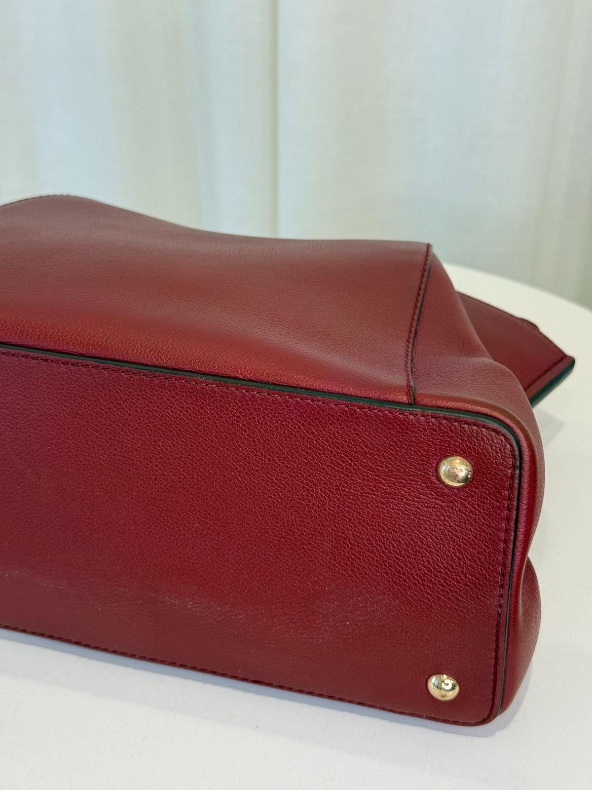 Cartier Red Taurillon Leather C de Cartier Bag