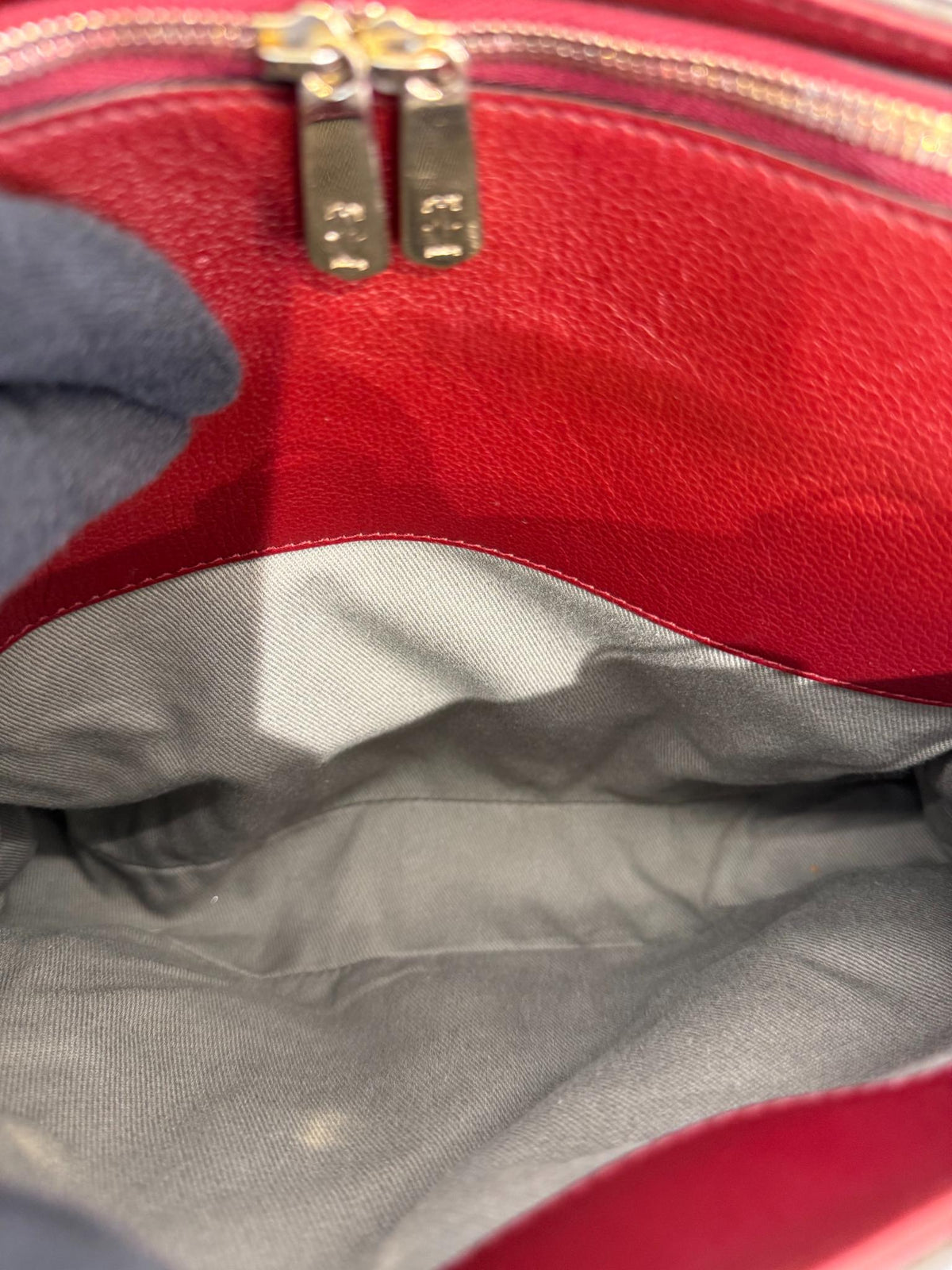 Cartier Red Taurillon Leather C de Cartier Bag