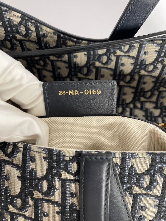 Dior Oblique Saddle Bag Blue