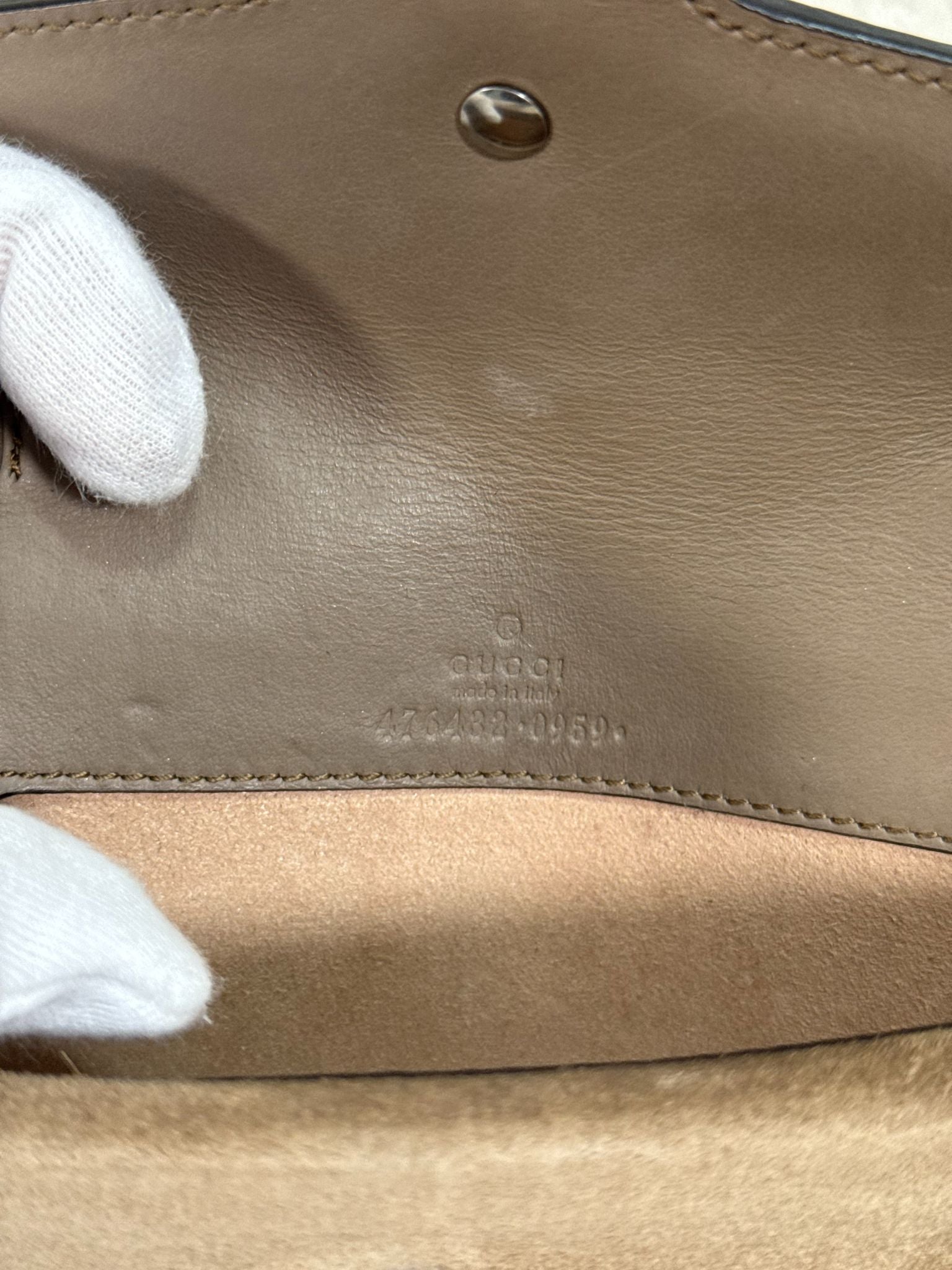 Gucci GG Supreme Canvas Super Mini Dionysus Bag