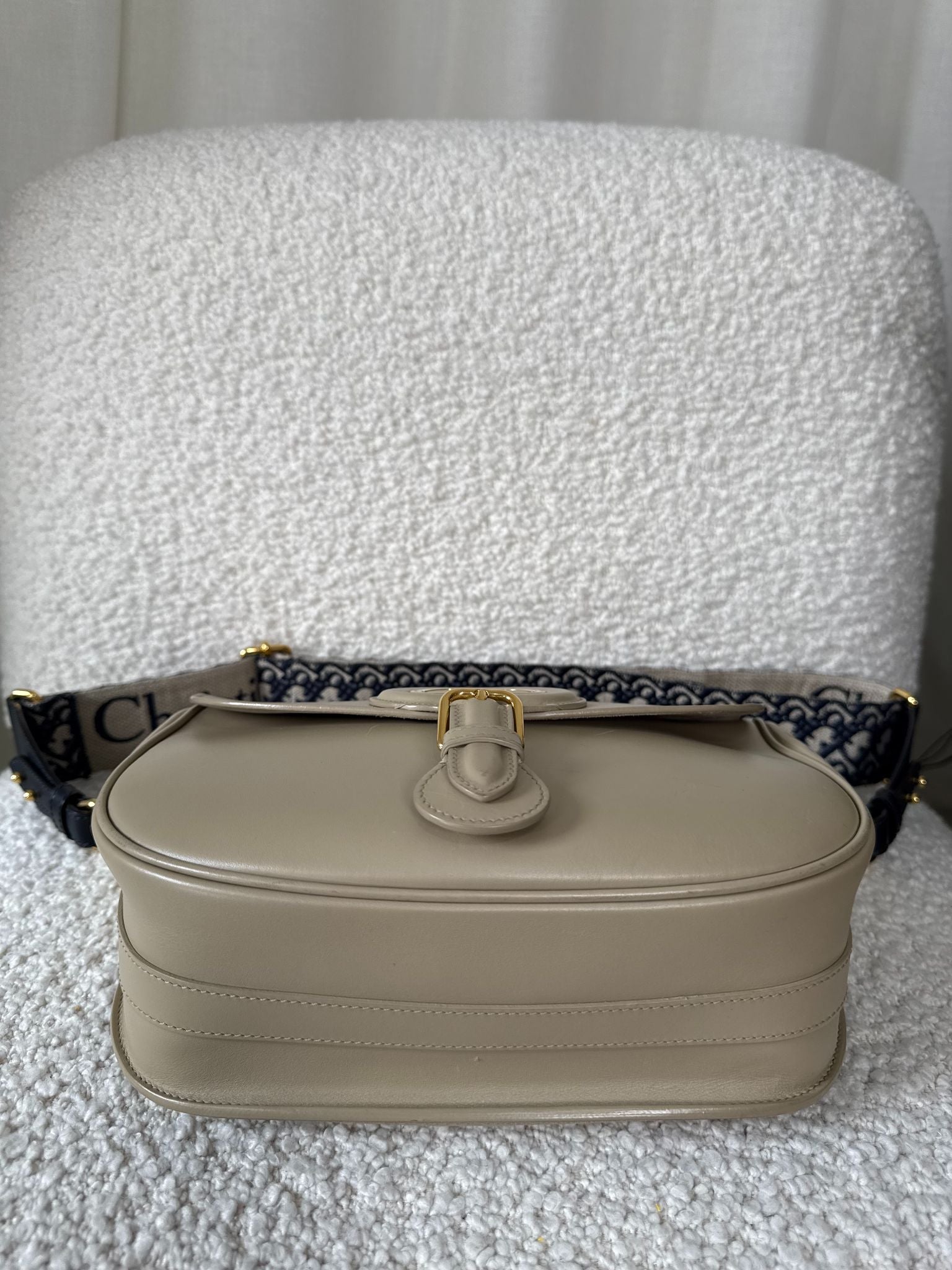 Christian Dior Bobby Bag Beige Box Calfskin Crossbody