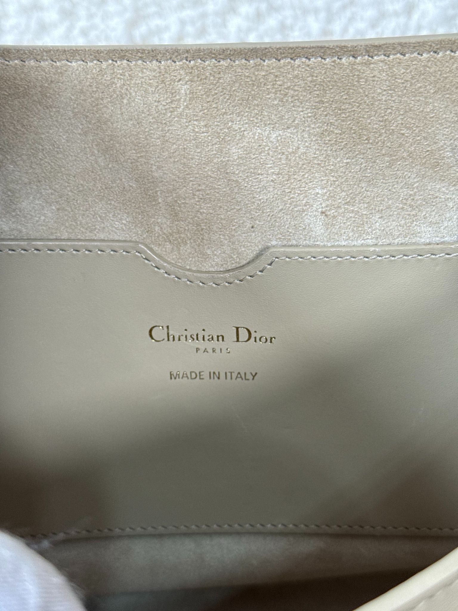 Christian Dior Bobby Bag Beige Box Calfskin Crossbody