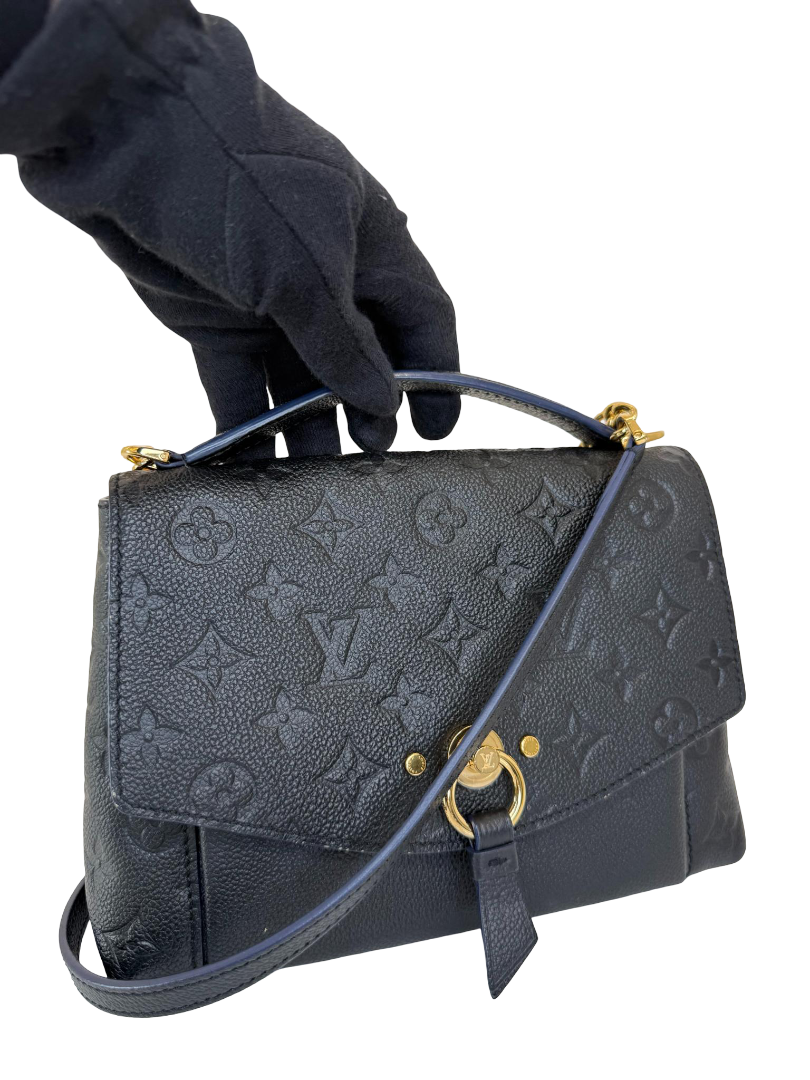 Louis Vuitton Blanche BB Black Monogram Empreinte Leather
