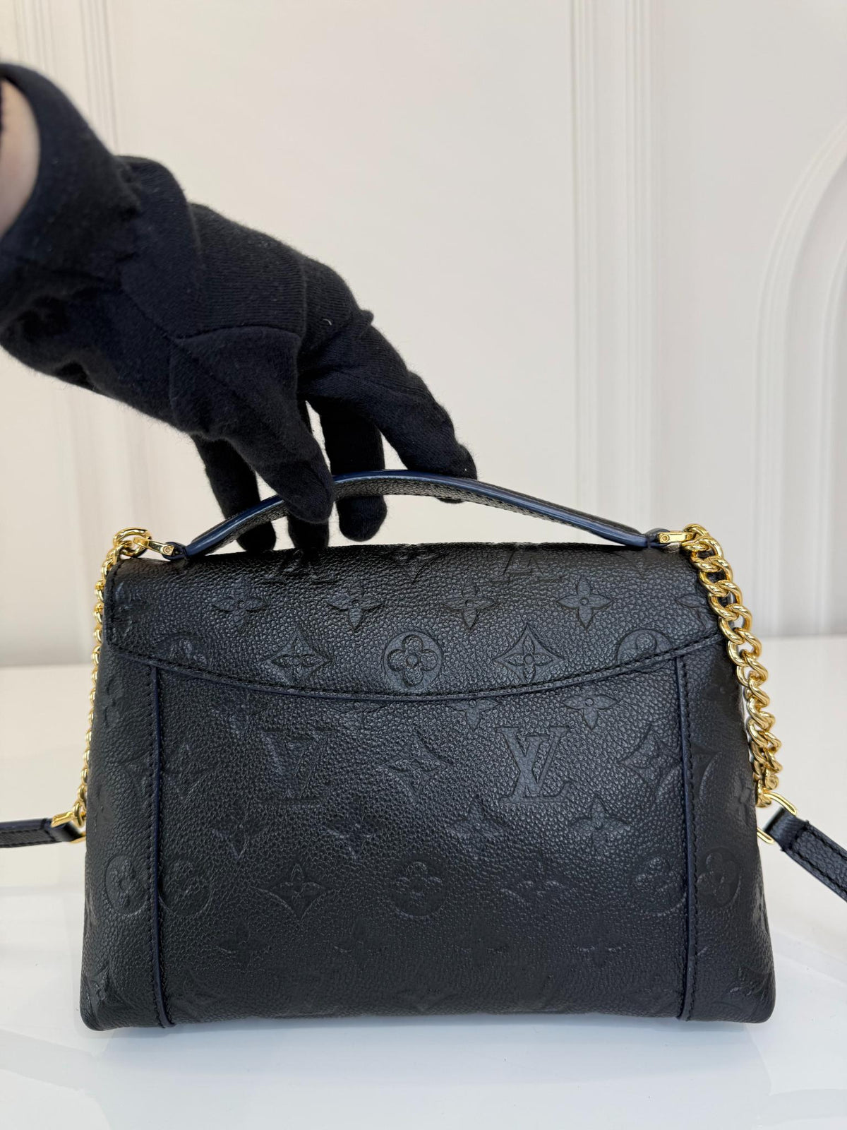 Louis Vuitton Blanche BB Black Monogram Empreinte Leather