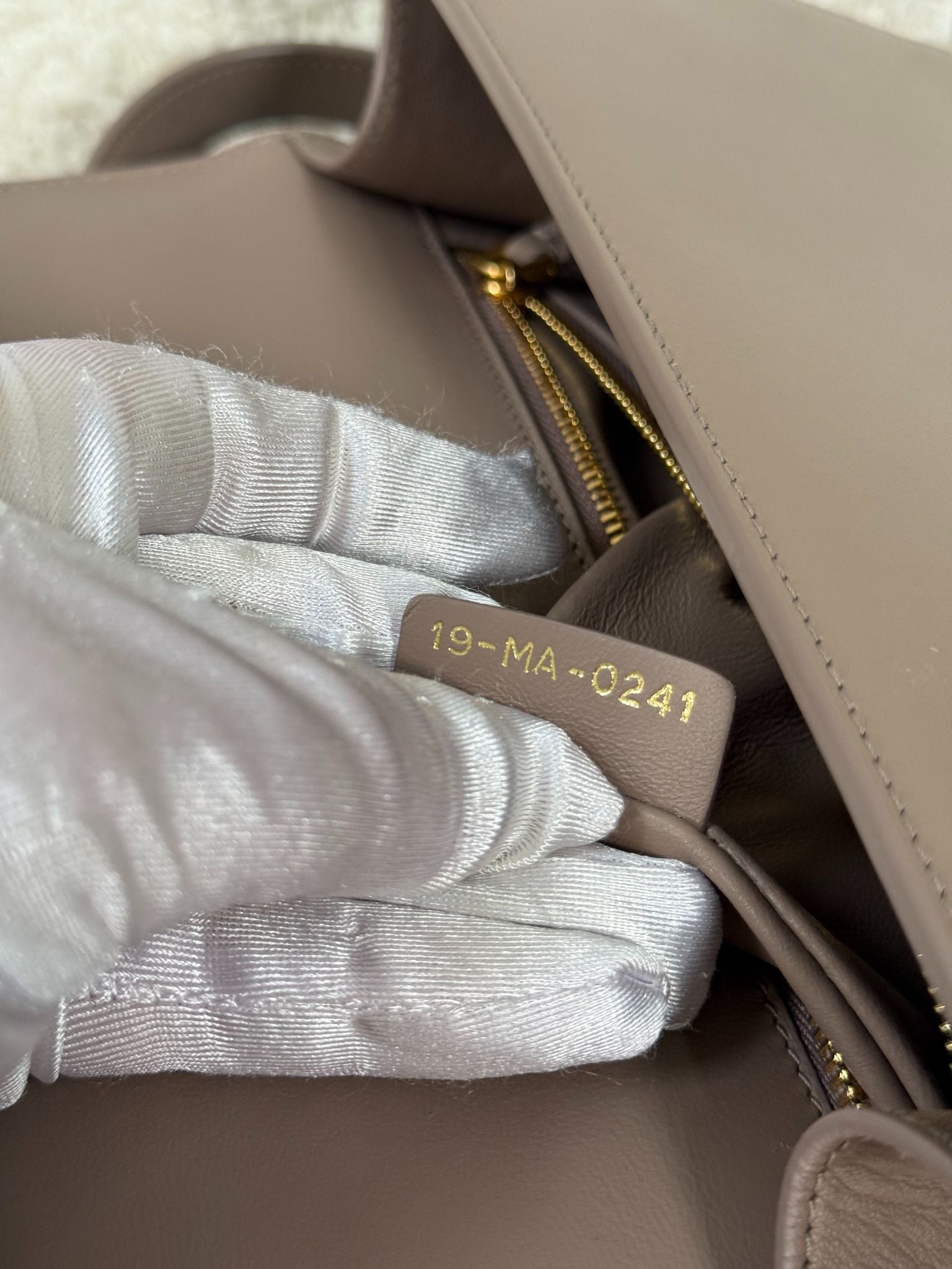 Christian Dior 30 Montaigne Beige Smooth Calfskin Leather Bag