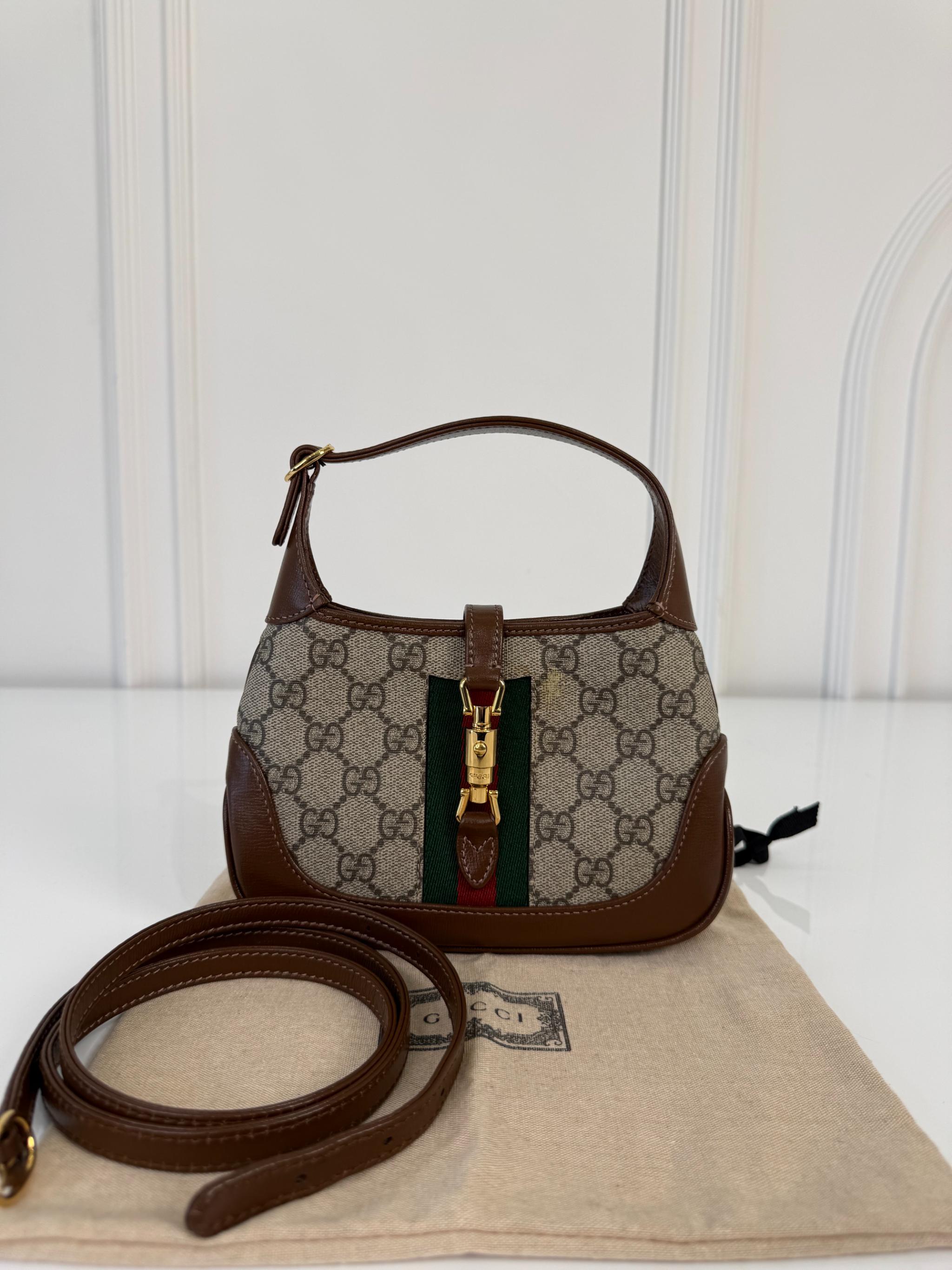 Gucci Mini Jackie GG 1961 Supreme Canvas