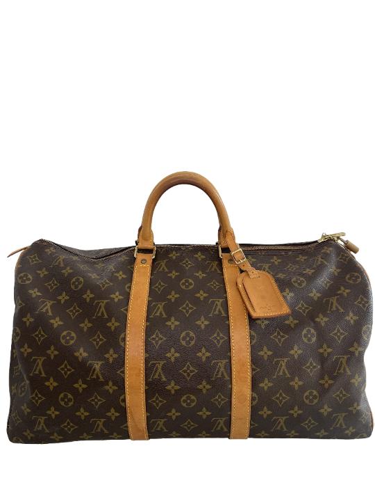 Louis Vuitton Keepall 50 Monogram Canvas Duffle Bag