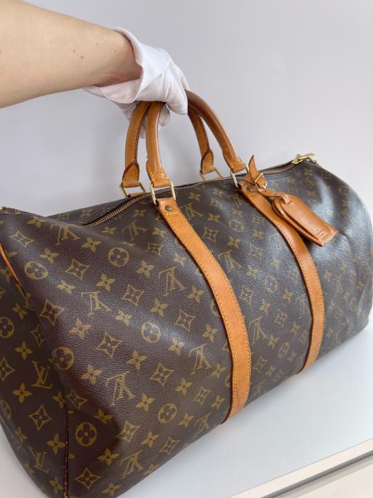 Louis Vuitton Keepall 50 Monogram Canvas Duffle Bag