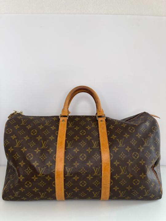 Louis Vuitton Keepall 50 Monogram Canvas Duffle Bag