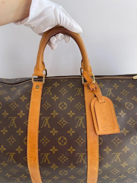 Louis Vuitton Keepall 50 Monogram Canvas Duffle Bag