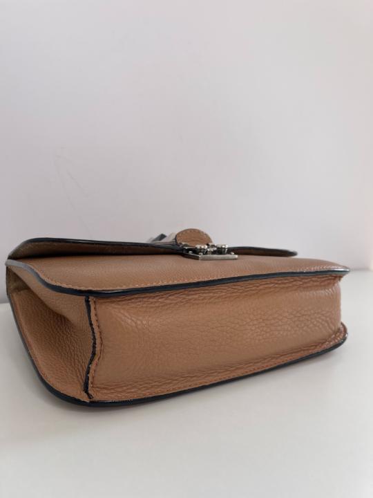 Valentino Garavani Pebbled Calfskin Medium Glam Lock Shoulder Bag