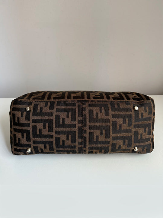 Fendi FF Zucca Canvas Small Top Handle Tote