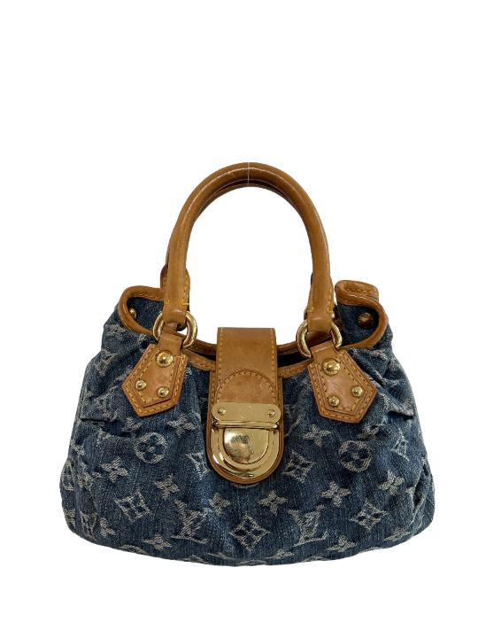 Louis Vuitton Blue Monogram Denim Pleaty Bag