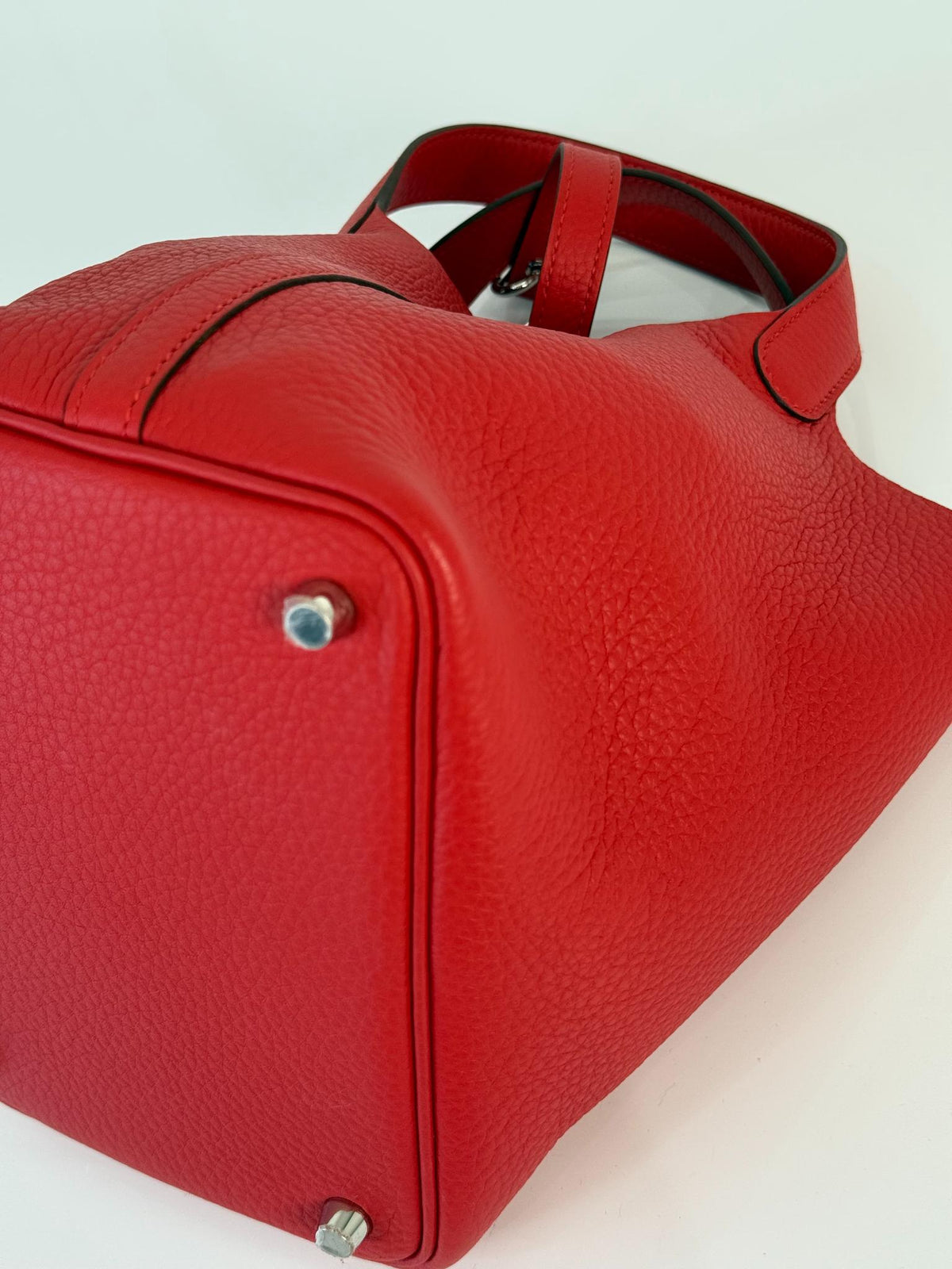 Hermès Picotin Lock 18 Taurillon Clemence Rouge Tomate
