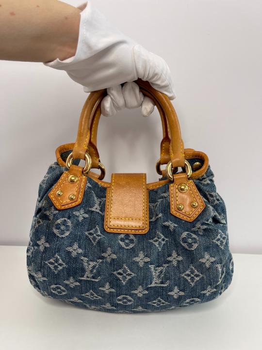 Louis Vuitton Blue Monogram Denim Pleaty Bag