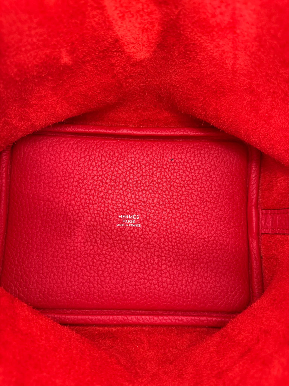 Hermès Picotin Lock 18 Taurillon Clemence Rouge Tomate