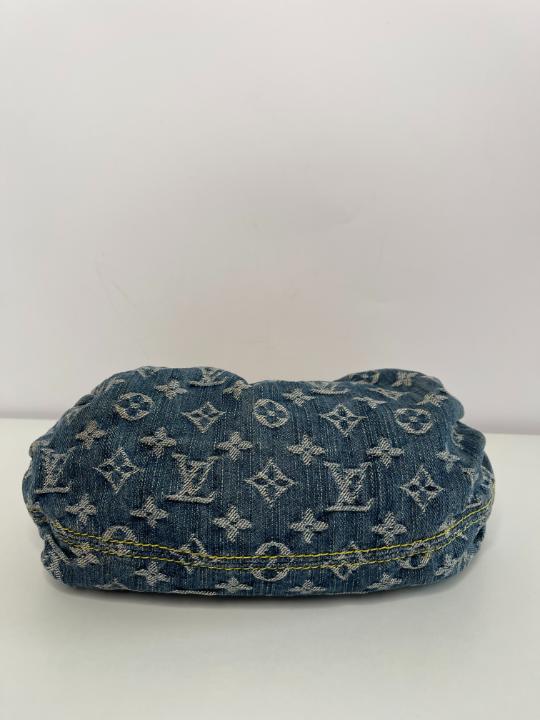 Louis Vuitton Blue Monogram Denim Pleaty Bag