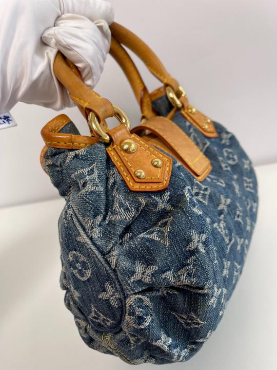 Louis Vuitton Blue Monogram Denim Pleaty Bag