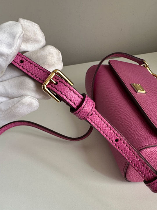 Dolce & Gabbana Pink Mini Sicily Crossbody Bag