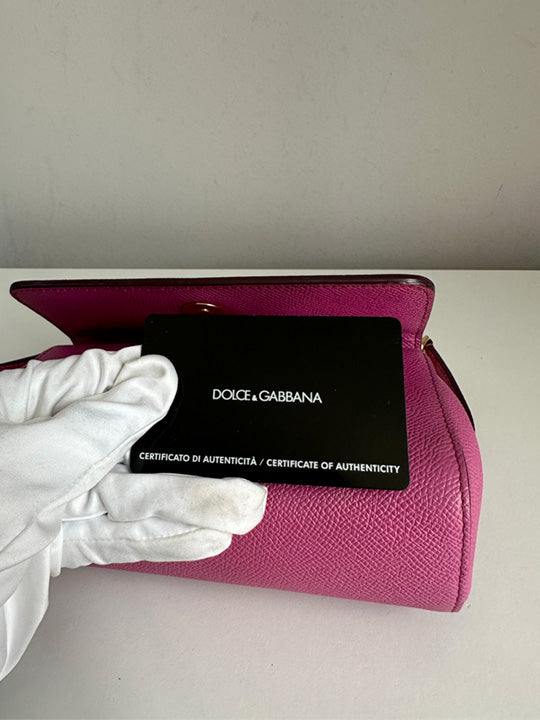 Dolce & Gabbana Pink Mini Sicily Crossbody Bag