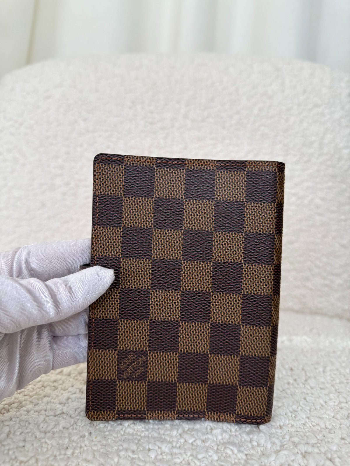 Louis Vuitton Ring Agenda Damier Ebene Canvas