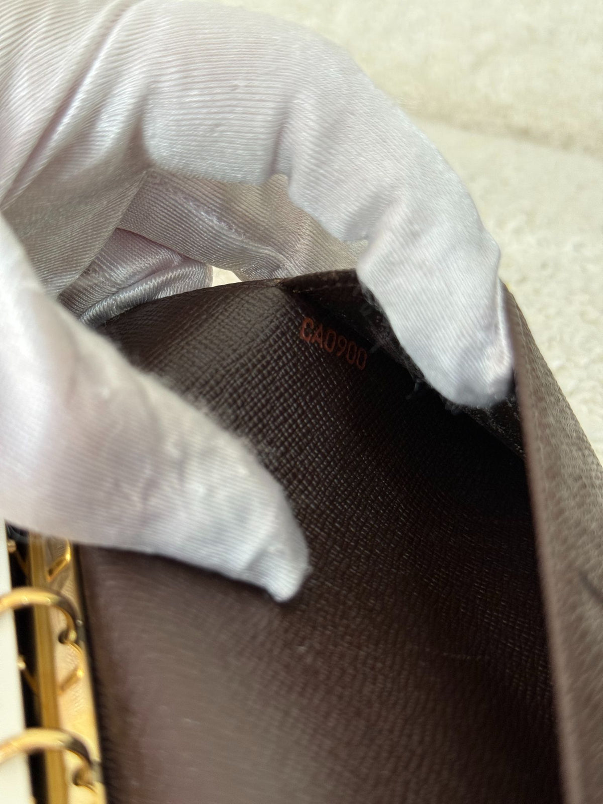 Louis Vuitton Ring Agenda Damier Ebene Canvas