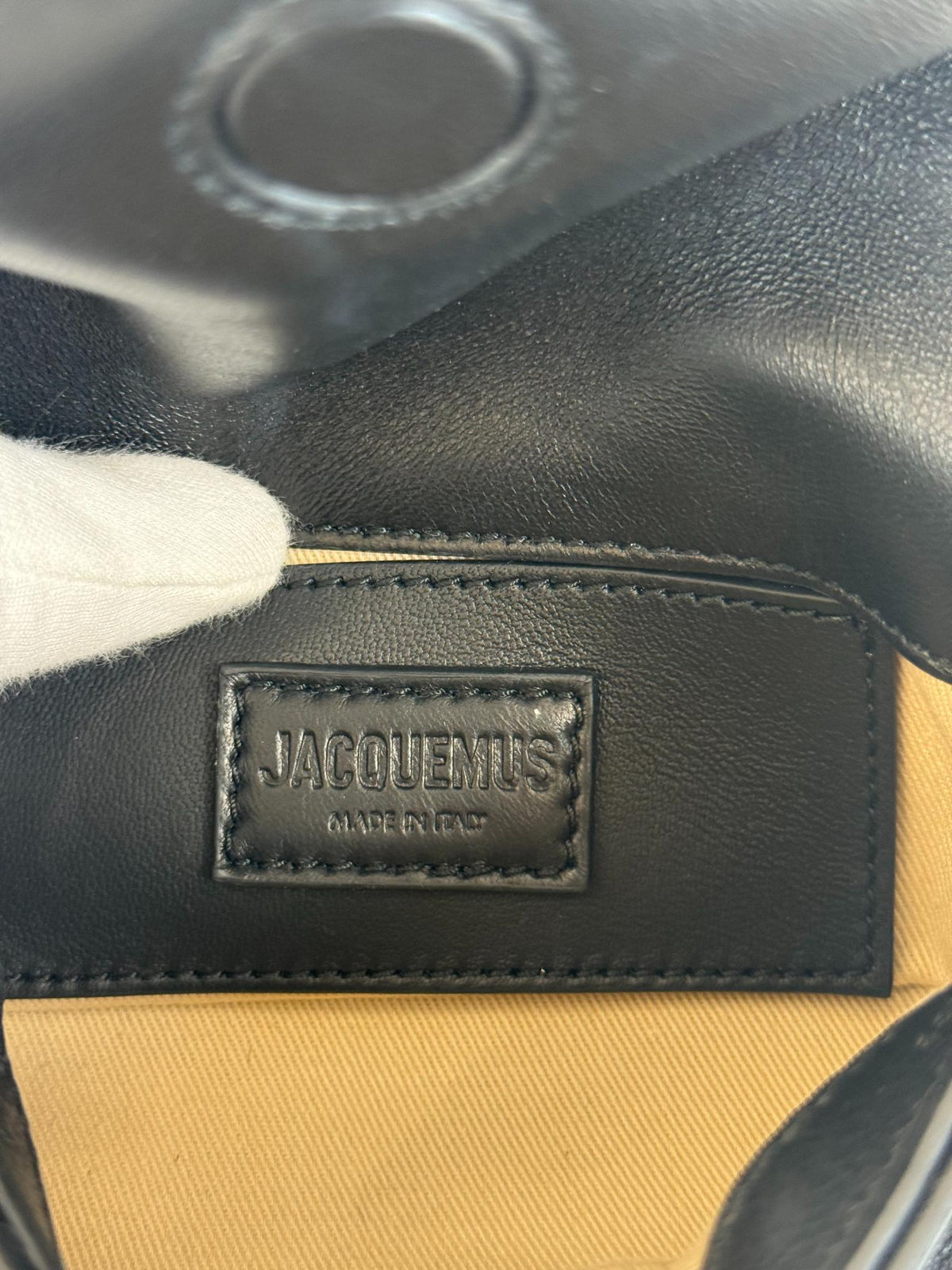 Jacquemus Le Petit Bambimou Black Padded Leather Shoulder Bag