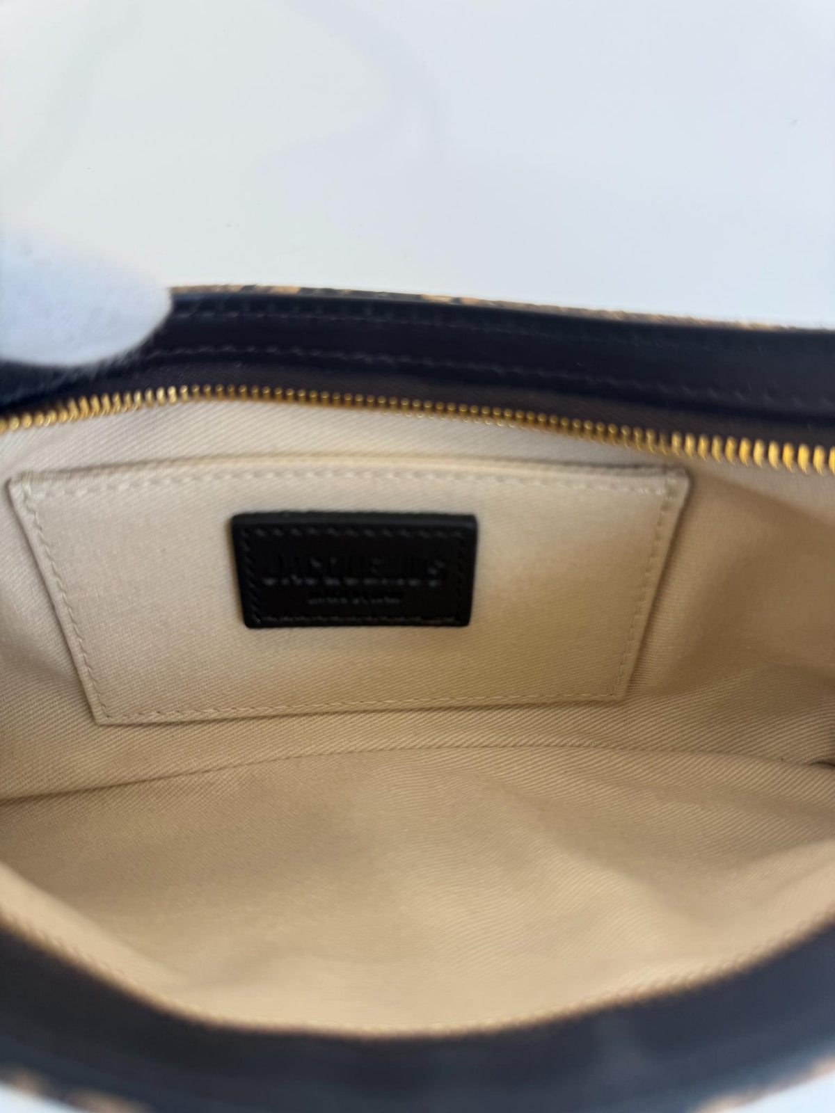 Jacquemus Le Bisou Perle Python Embossed Leather Shoulder Bag