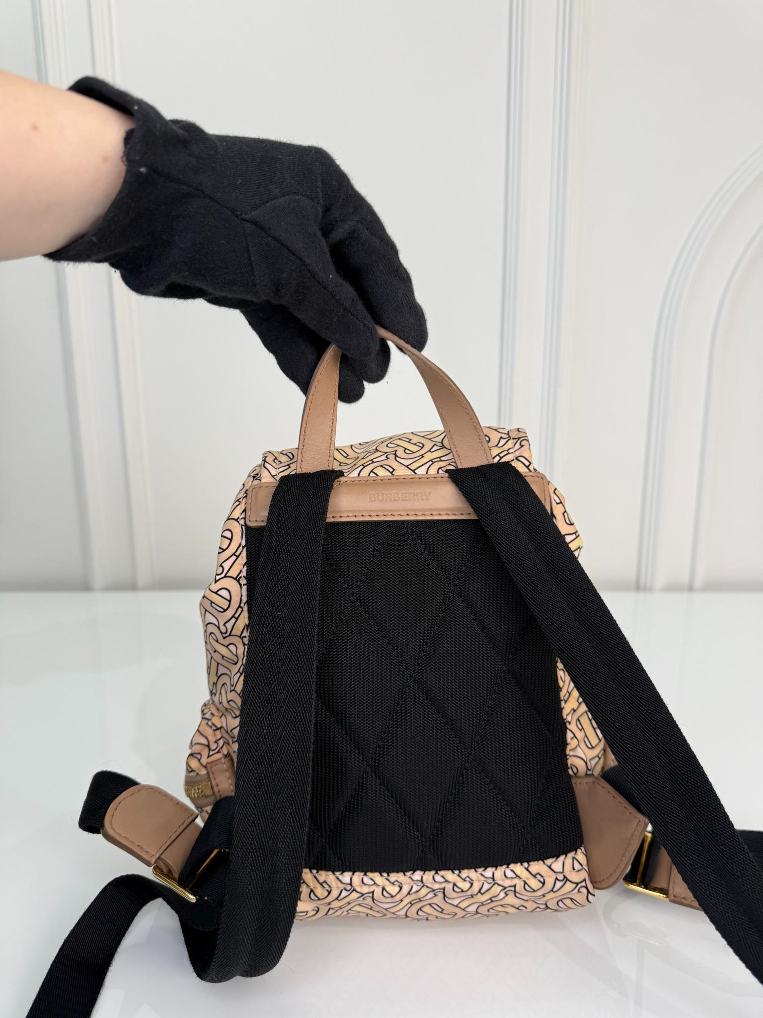 Burberry The Rucksack TB Monogram Small Backpack
