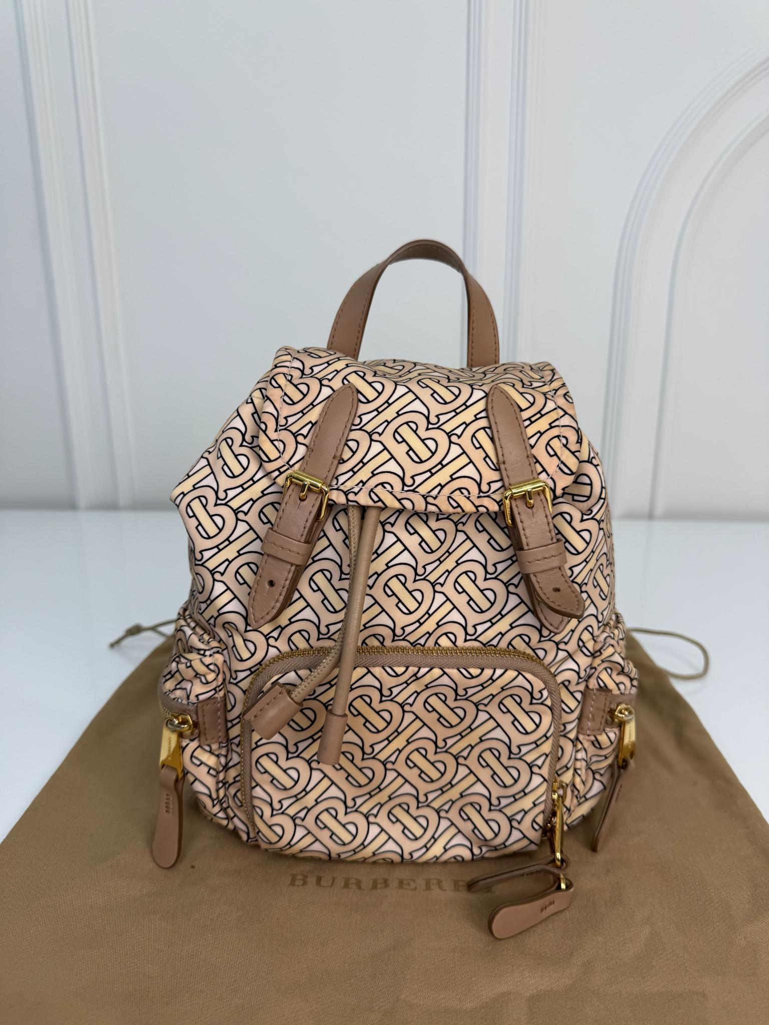 Burberry The Rucksack TB Monogram Small Backpack